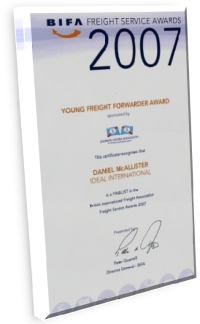 2007 BIFA Young Freight Forwarding Award